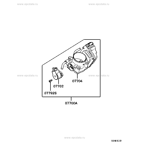 Pinin Pajero Mitsubishi πεταλούδα γκαζιού - Image 5